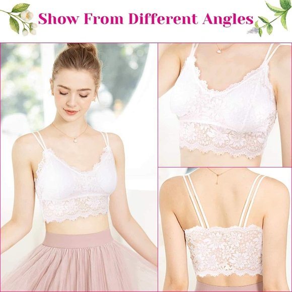UIG 3 Pieces Lace Bralette for Women - Picture 5 of 8